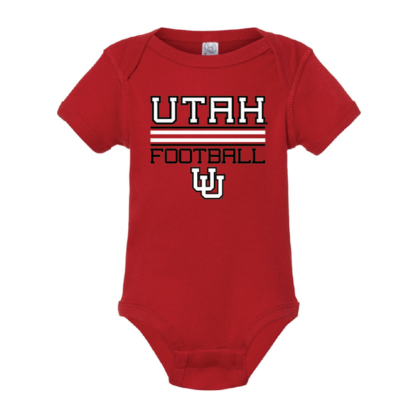 Utah Football w/Interlocking UU Onesie