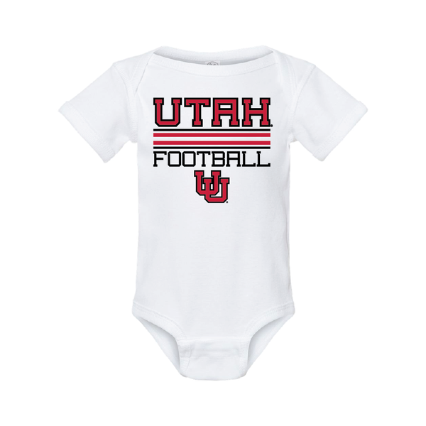 Utah Football w/Interlocking UU Onesie