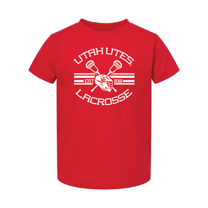 Utah Utes Lacrosse Toddler Shirt