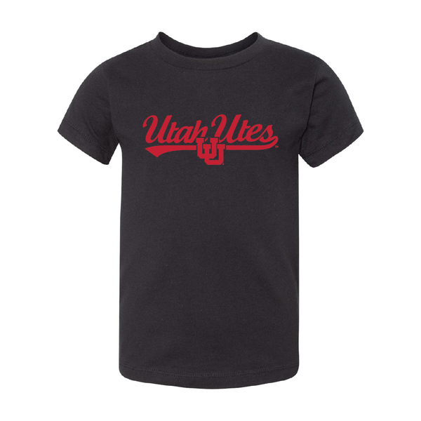 Utah Utes Script w/Interlocking UU Toddler Shirt