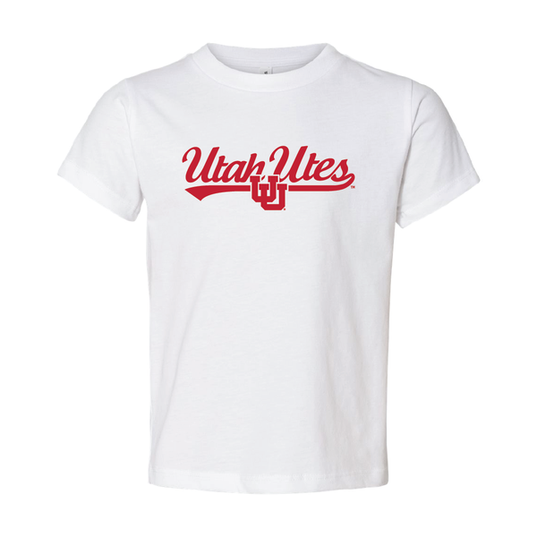 Utah Utes Script w/Interlocking UU Toddler Shirt