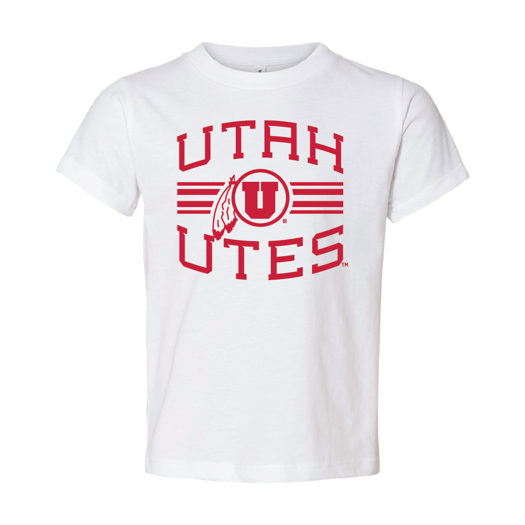 Utah Utes w/Circle and Feather Toddler Shirt