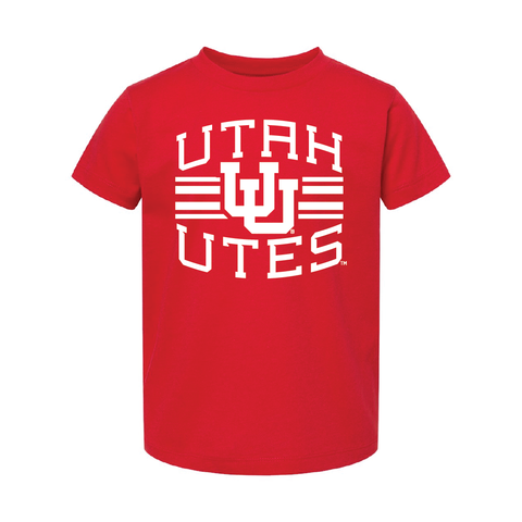 Utah Utes w/Interlocking UU Toddler Shirt