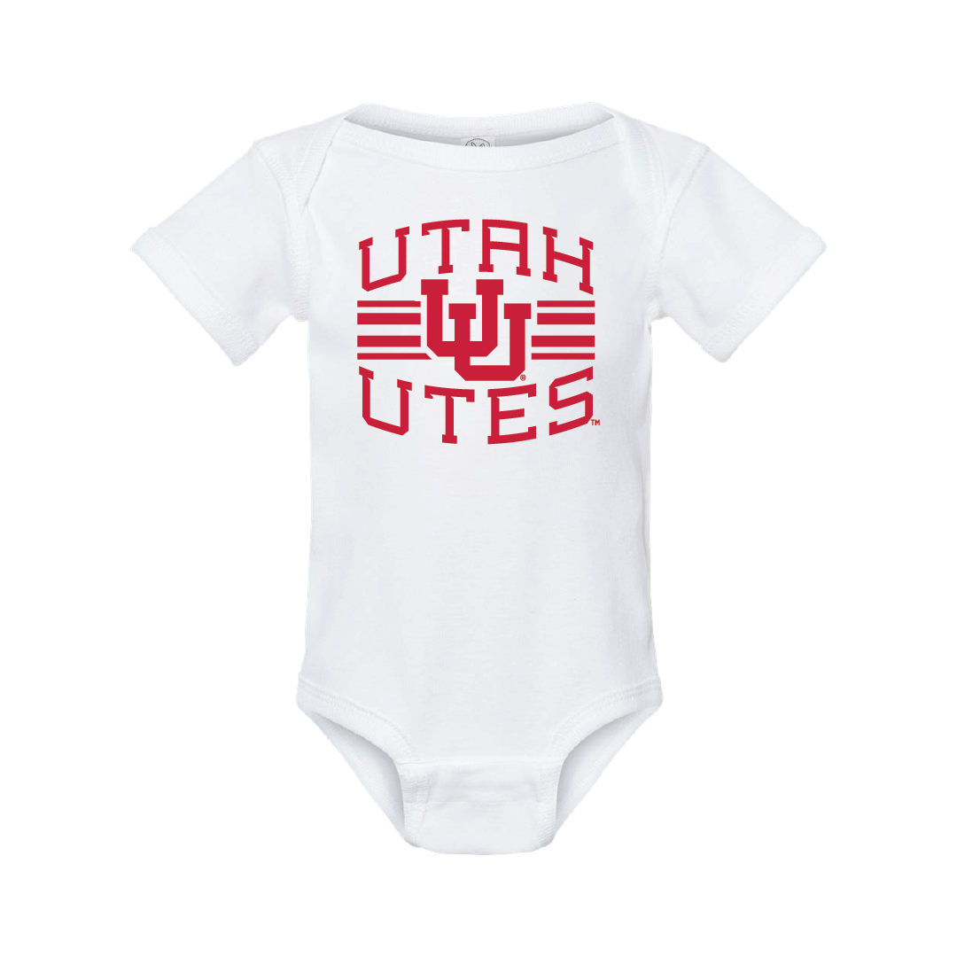 Utah Utes w/Interlocking UU Onesie