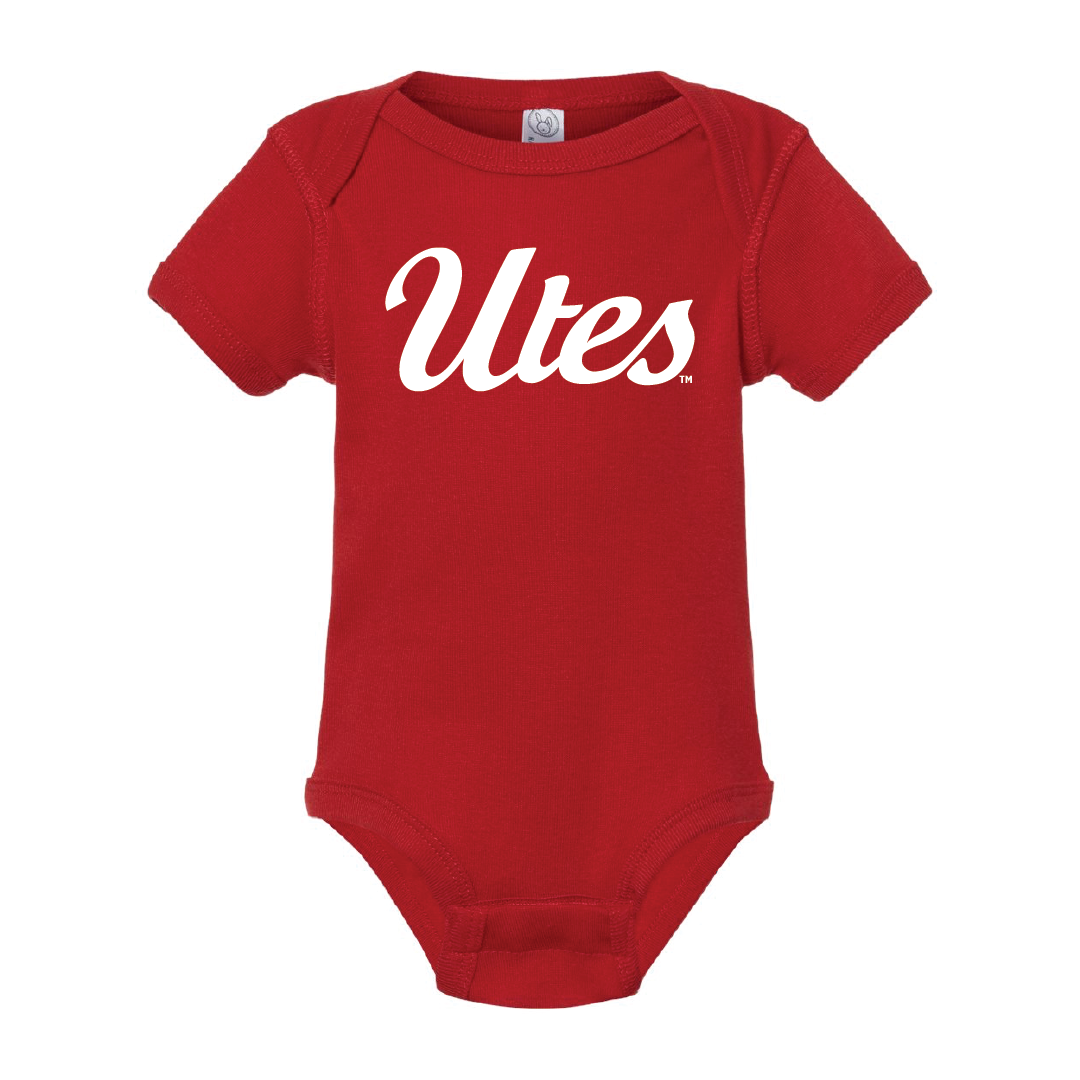 Utes Script Onesie