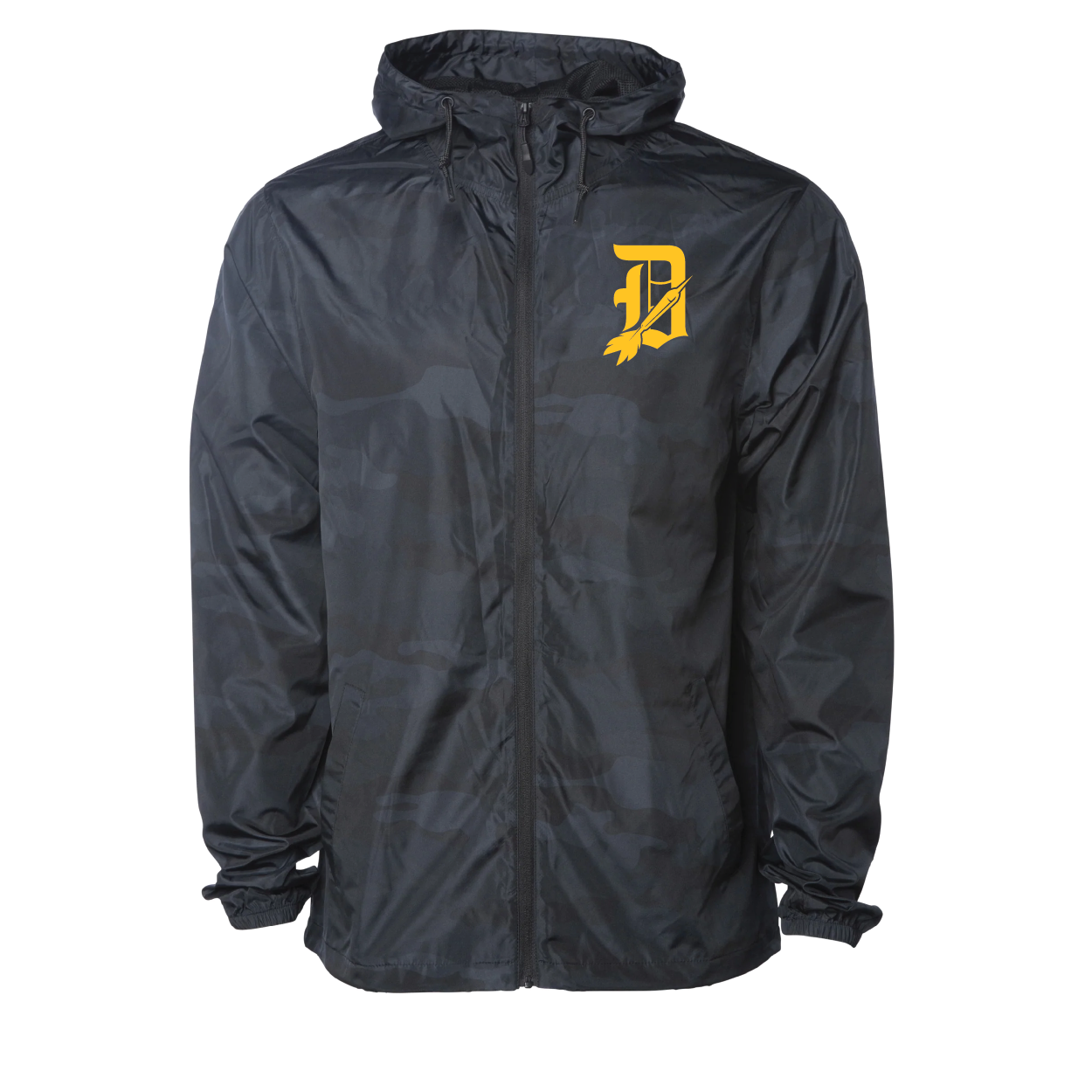 Davis Darts D w/Dart Single Color Lightweight Windbreaker Full-Zip Jacket