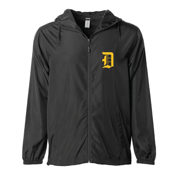 Davis Darts D Single Color Lightweight Windbreaker Full-Zip Jacket