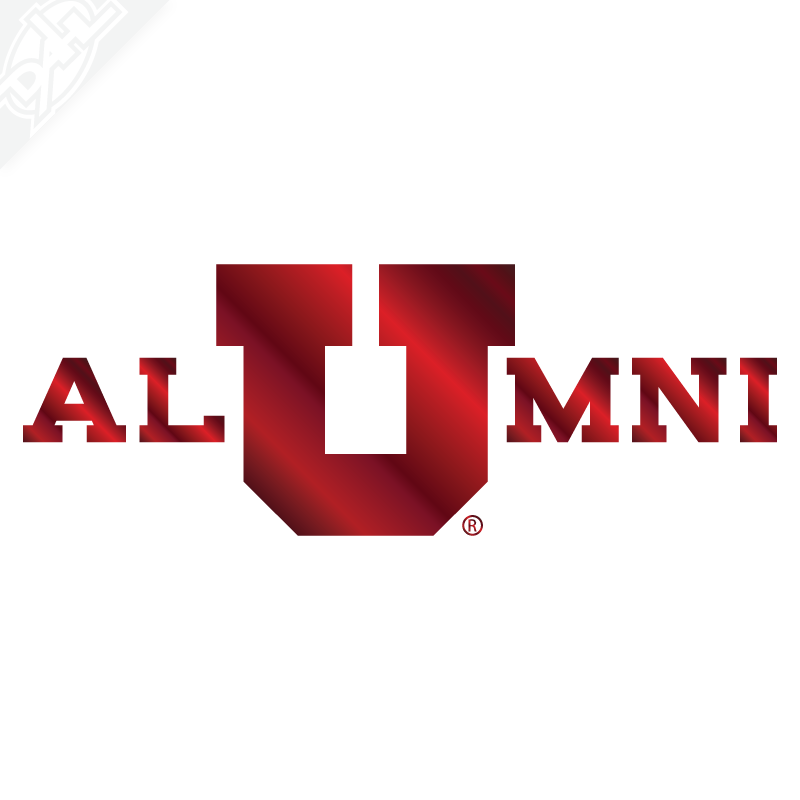 Alumni - In Block U Vinyl Decal