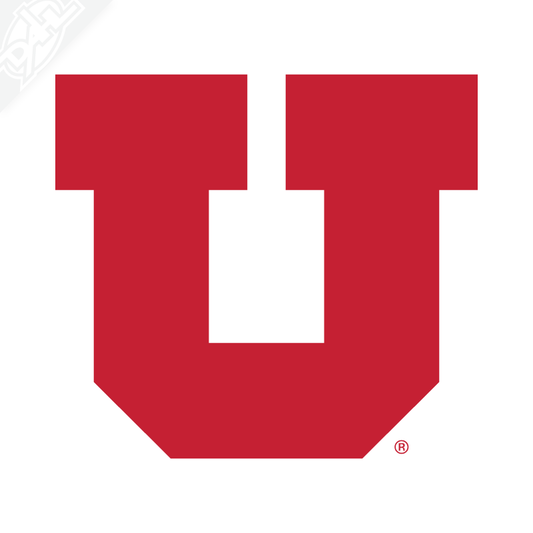 Block U Vinyl Decal