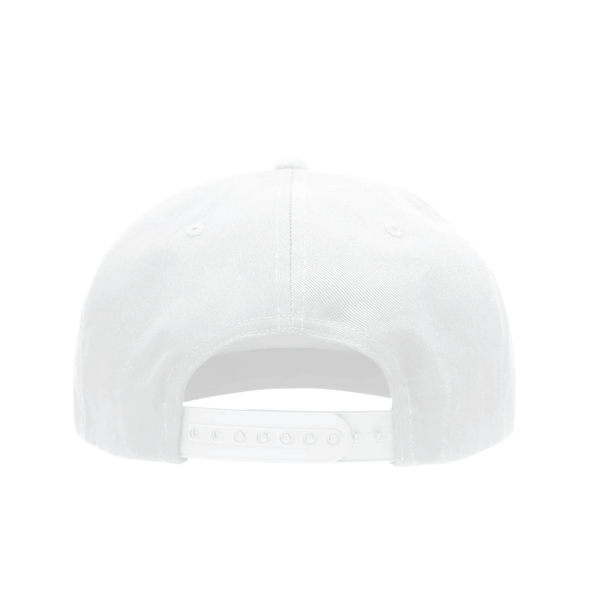 White 7 Panel  Snapback Hat