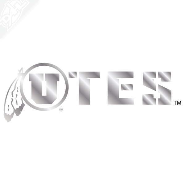 Circle and Feather - UTES Vinyl Decal
