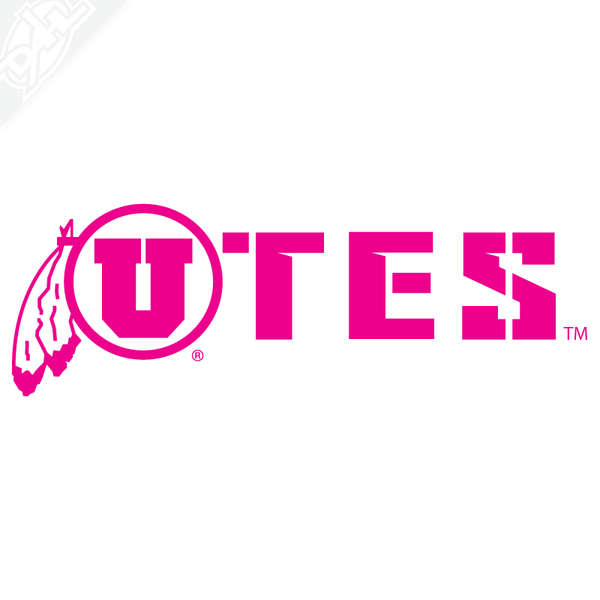 Circle and Feather - UTES Vinyl Decal