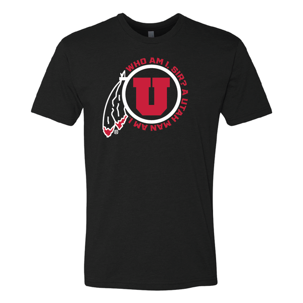 Circle and Feather Utah Man Mens T-Shirt