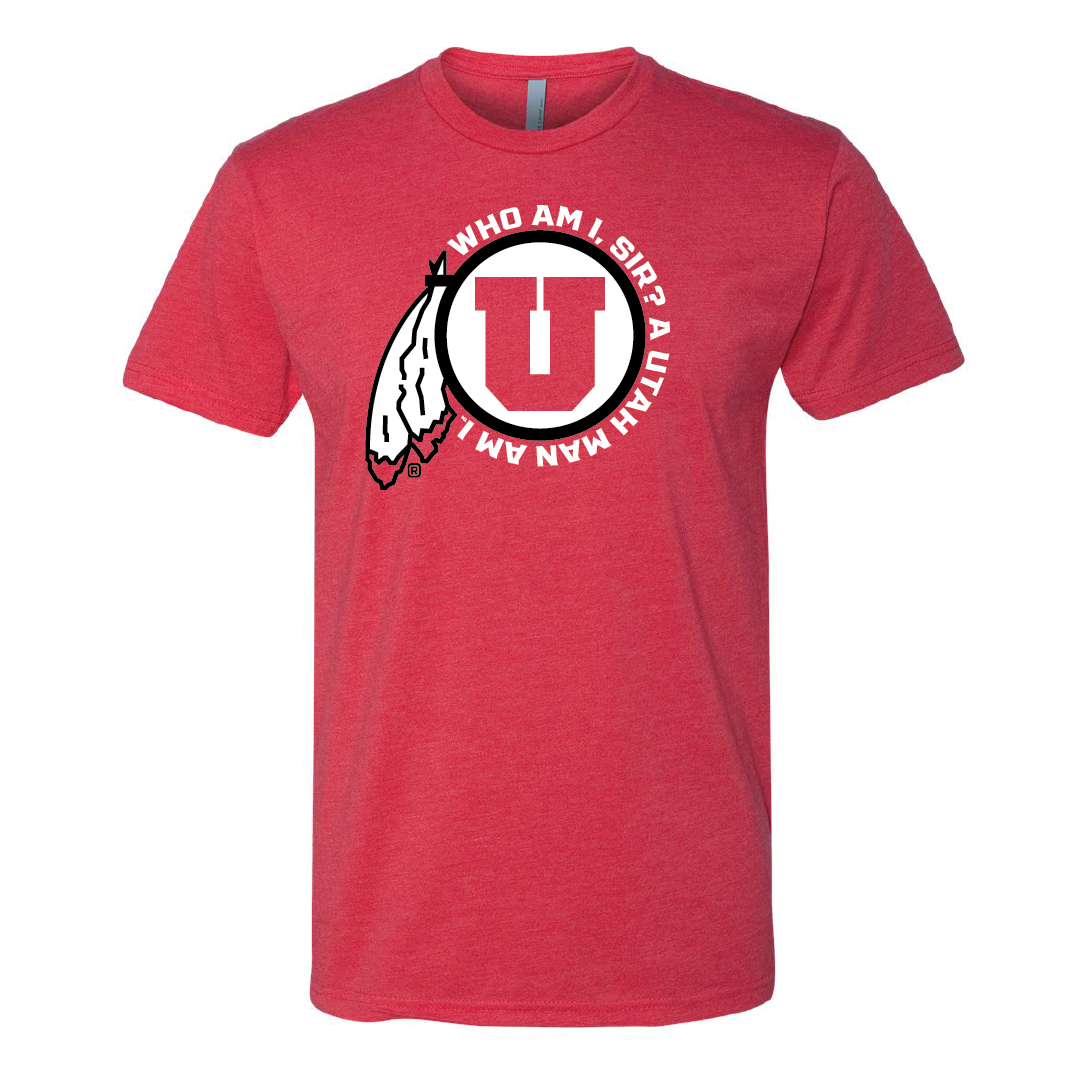 Circle and Feather Utah Man Mens T-Shirt