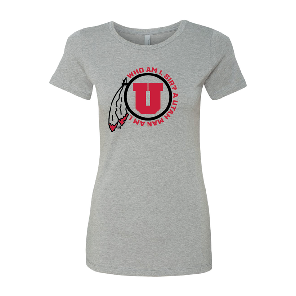 Circle and Feather Utah Man Womens T-Shirt