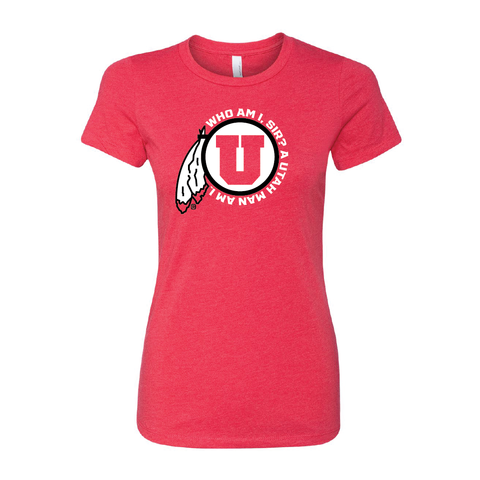 Circle and Feather Utah Man Womens T-Shirt