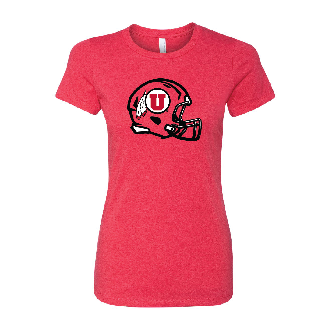 Circle and Feather Helmet Womens T-Shirt