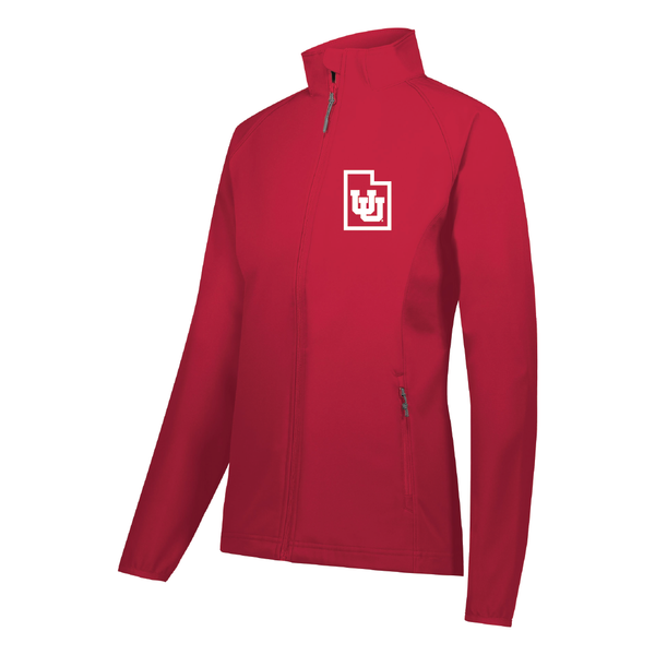 Womens Red Featherlight Soft Shell Jacket