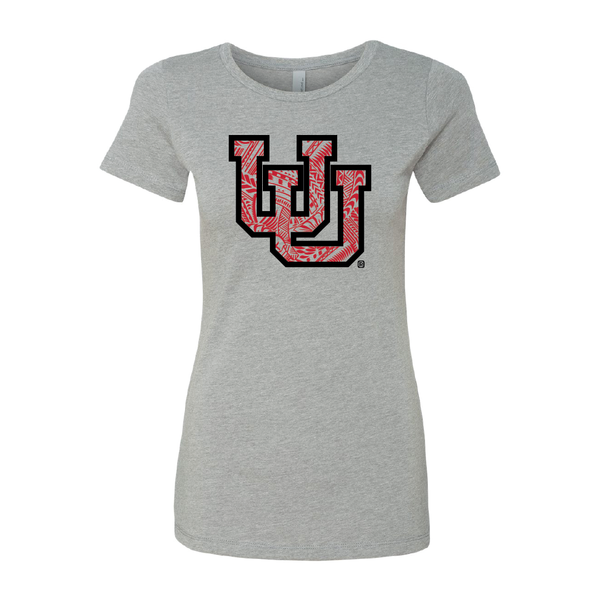 Interlocking UU - Poly Design Womens T-Shirt