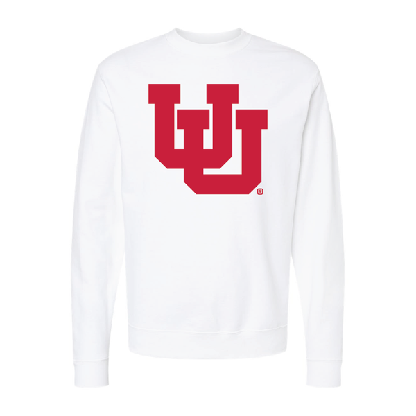 Interlocking UU - Single Color - Embroidered Crew Neck Sweatshirt