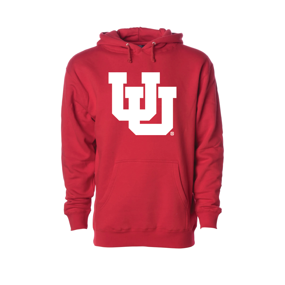 Interlocking UU Single Color Embroidered Hoodie Dahlelama