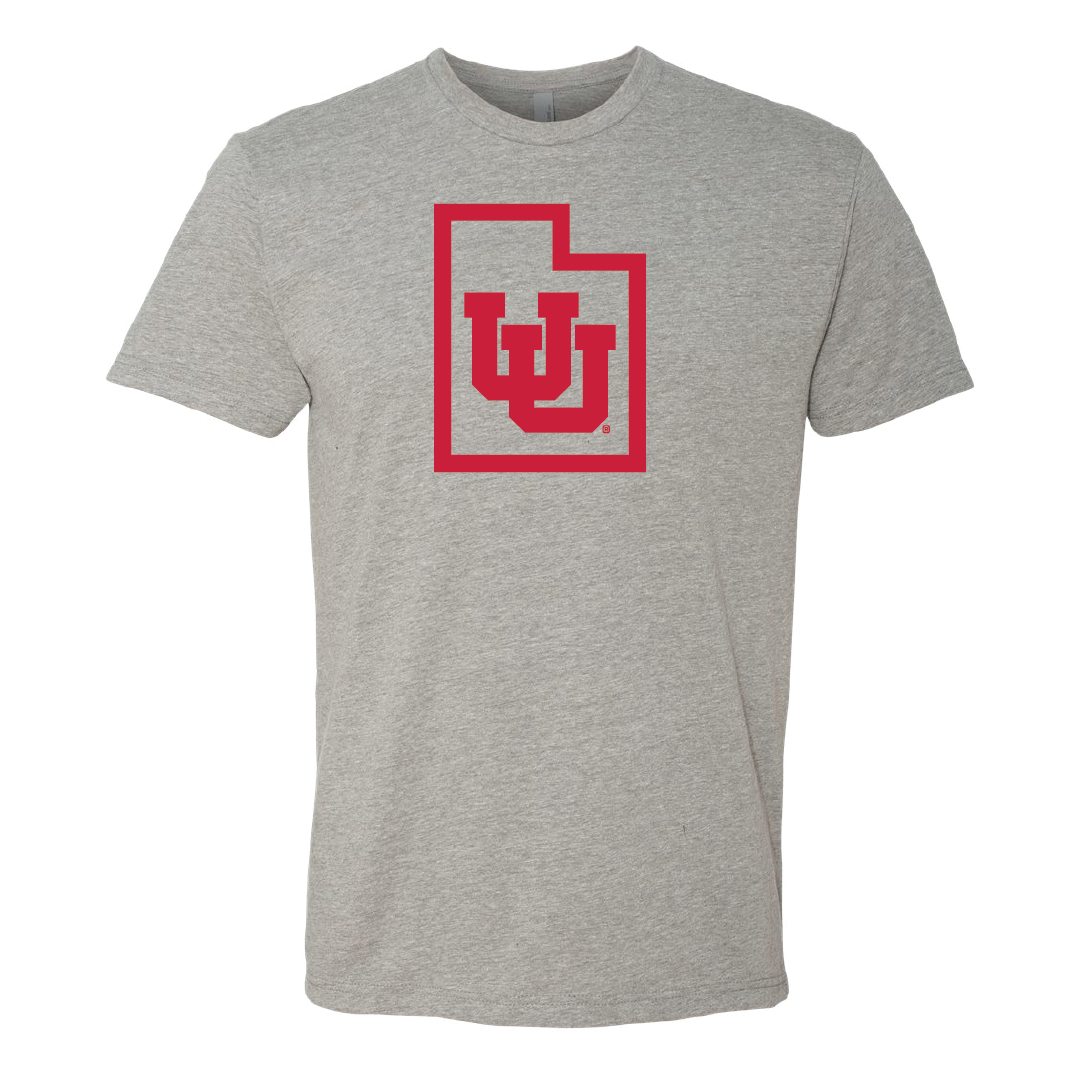 Interlocking UU - State Outline Mens T-Shirt