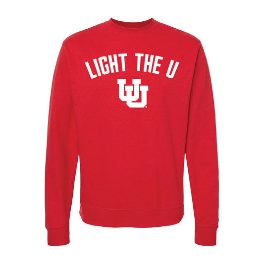 Light the U Embroidered Crew Neck Sweatshirt