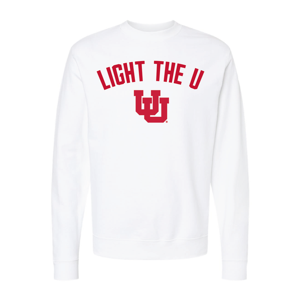 Light the U Embroidered Crew Neck Sweatshirt