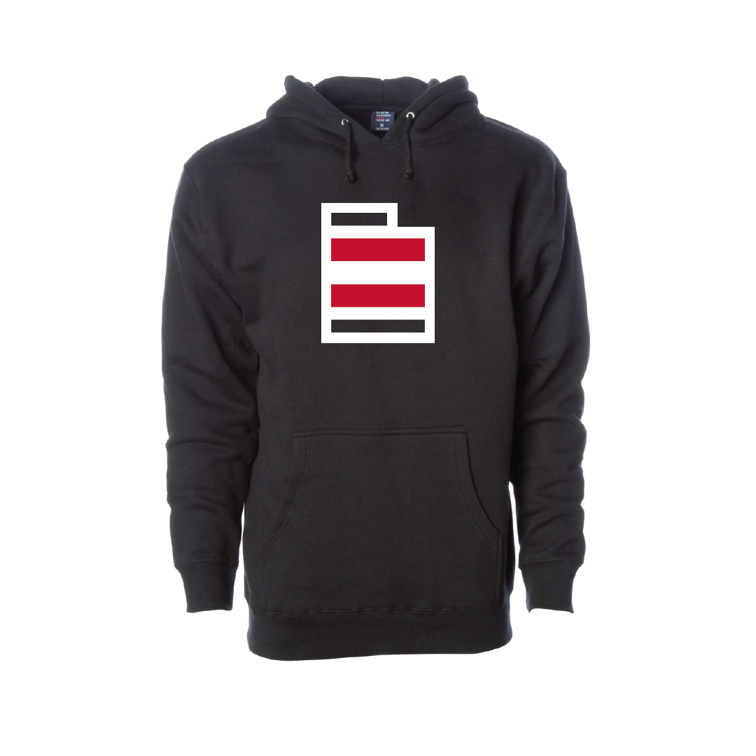 State W/Utah Stripe  Embroidered Hoodie