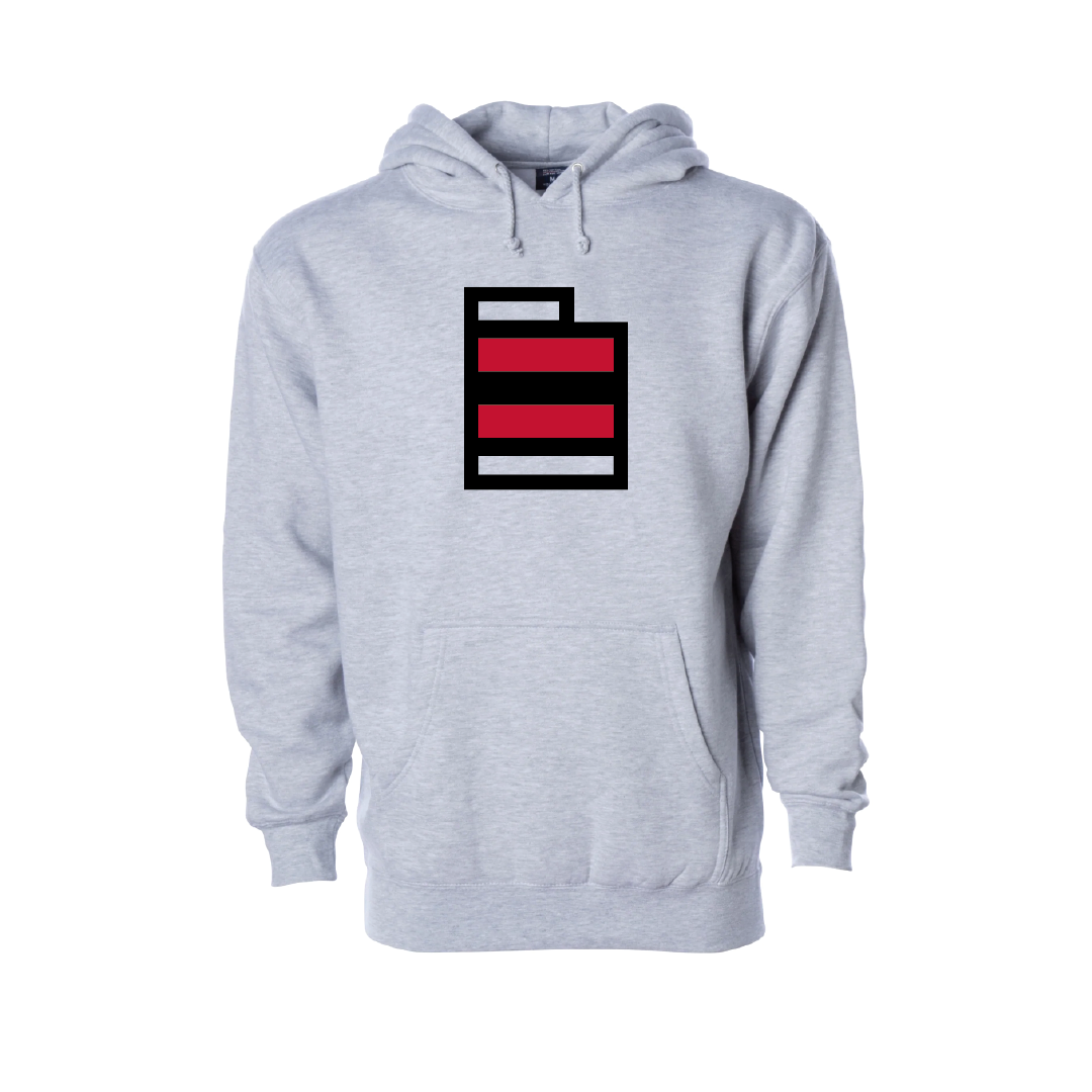 State W/Utah Stripe  Embroidered Hoodie