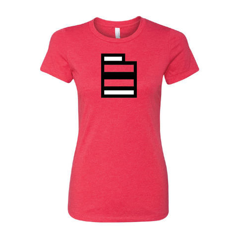 State W/Utah Stripe Womens T-Shirt