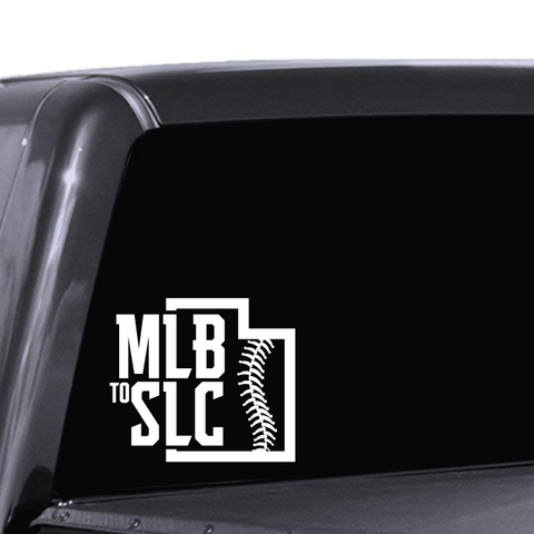 MLB to SLC Decal