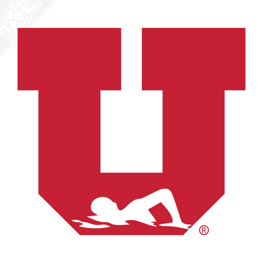 Block U Swimming Vinyl Decal