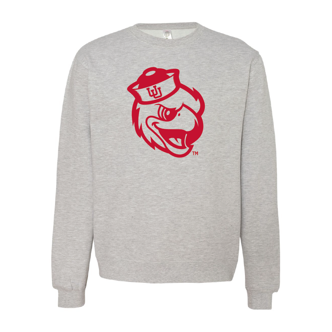 Swoop Embroidered Crew Neck Sweatshirt