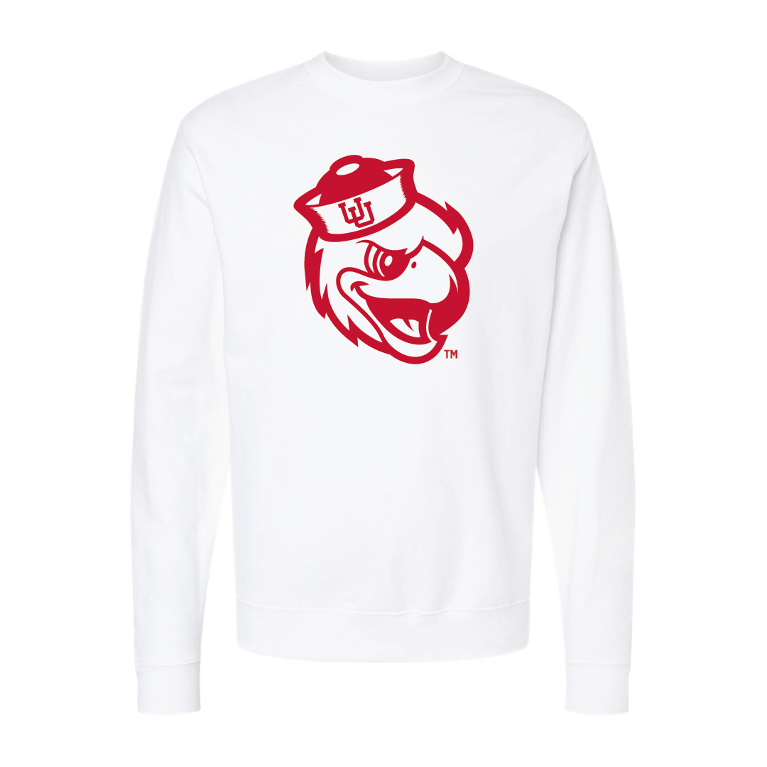 Swoop Embroidered Crew Neck Sweatshirt