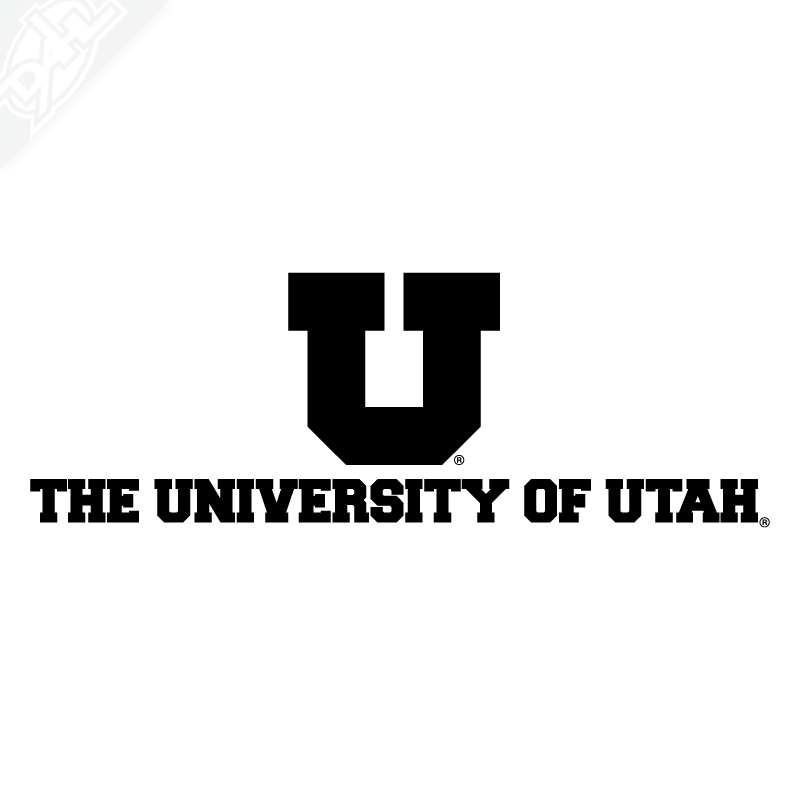 Small Block U University of Utah Vinyl Decal