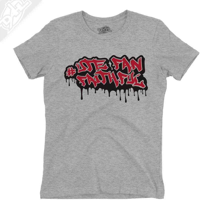 Ute Fan Faithful Graffiti - Girls T-Shirt