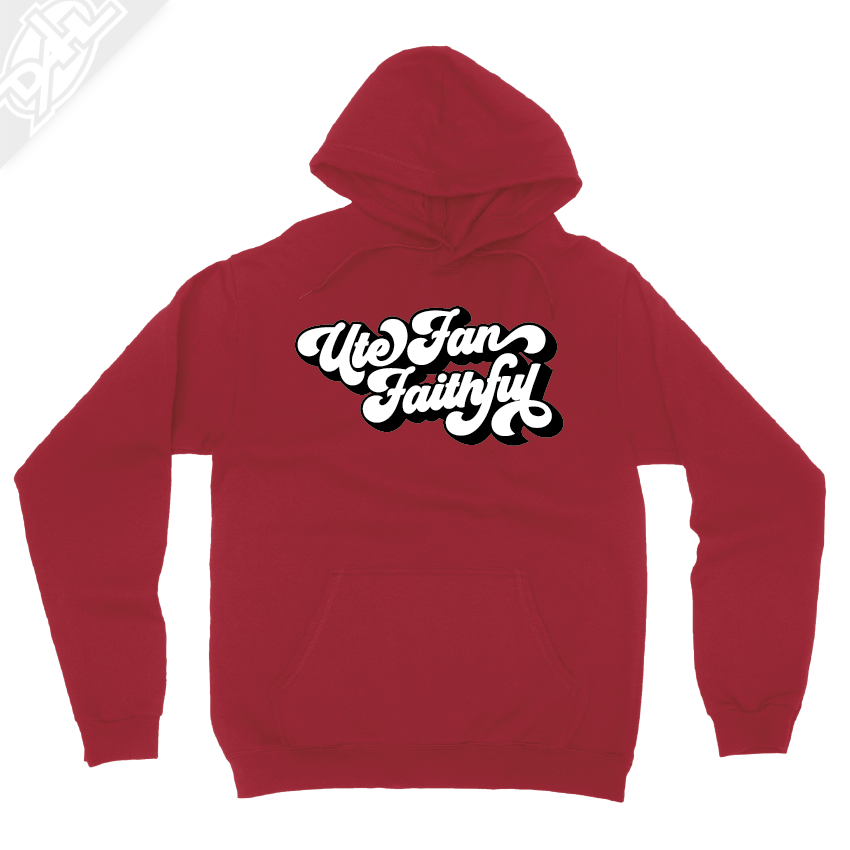 Ute Fan Faithful Retro - Hoodie