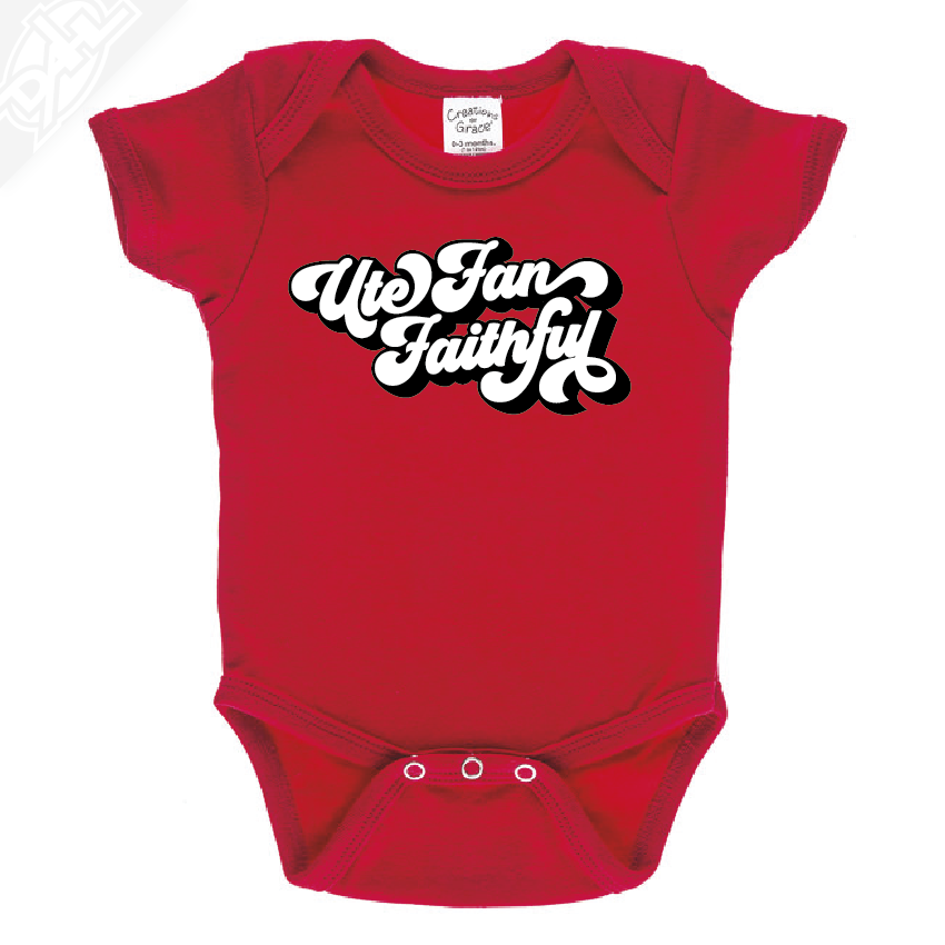 Ute Fan Faithful Retro - Onesie