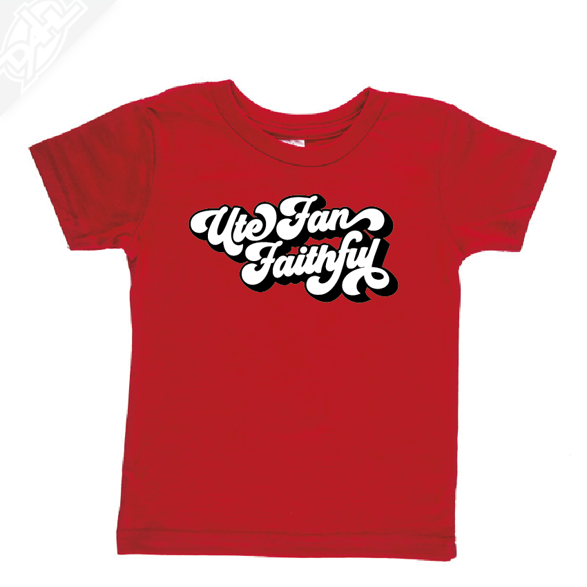 Ute Fan Faithful Retro - Infant/Toddler Shirt