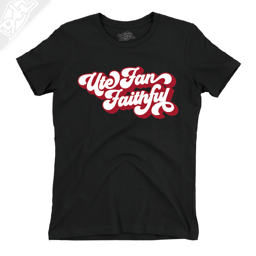 Ute Fan Faithful Retro - Girls T-Shirt