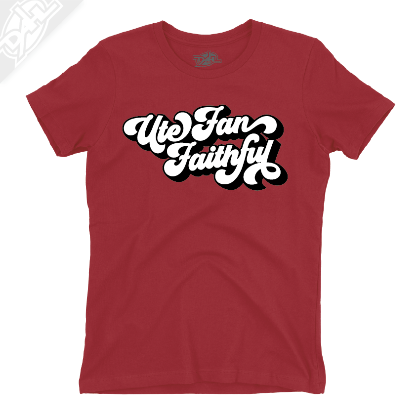 Ute Fan Faithful Retro - Girls T-Shirt