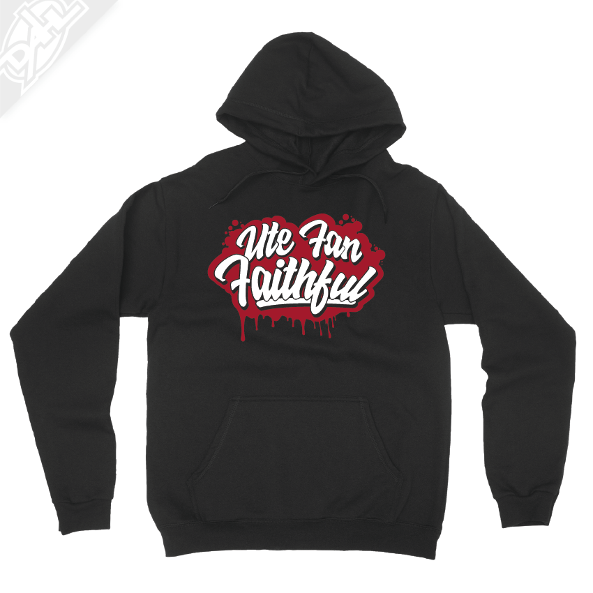 Ute Fan Faithful Script - Hoodie