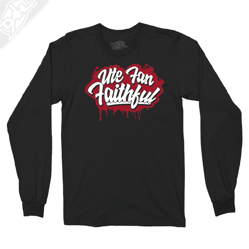 Ute Fan Faithful Script - Long Sleeve