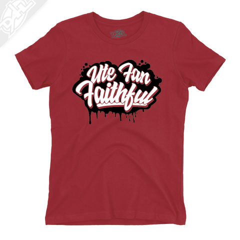 Ute Fan Faithful Script - Girls T-Shirt