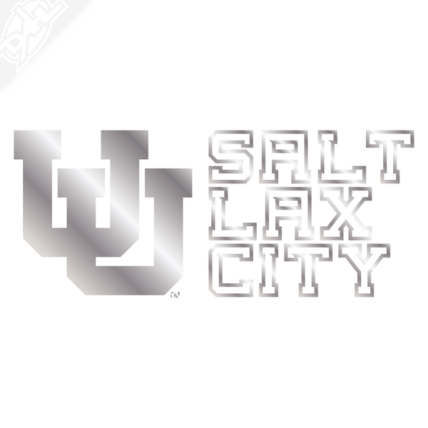 Interlocking UU - Salt Lax City  Vinyl Decal