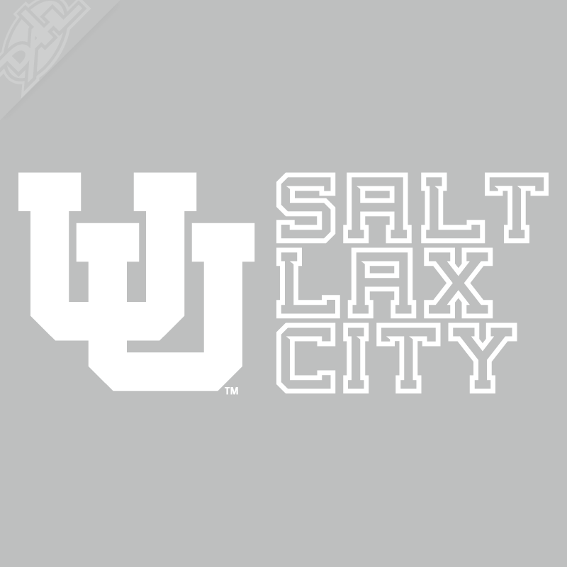 Interlocking UU - Salt Lax City  Vinyl Decal