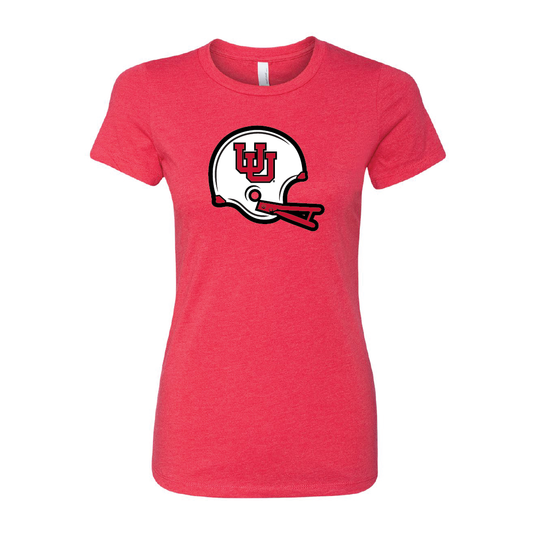 Interlocking UU Throwback Helmet Womens T-Shirt