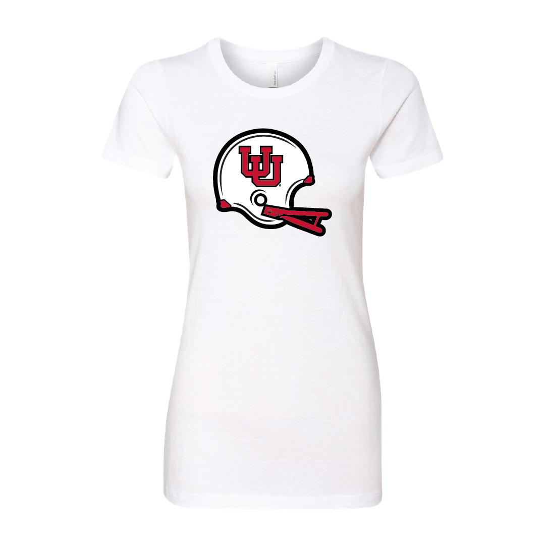 Interlocking UU Throwback Helmet Womens T-Shirt