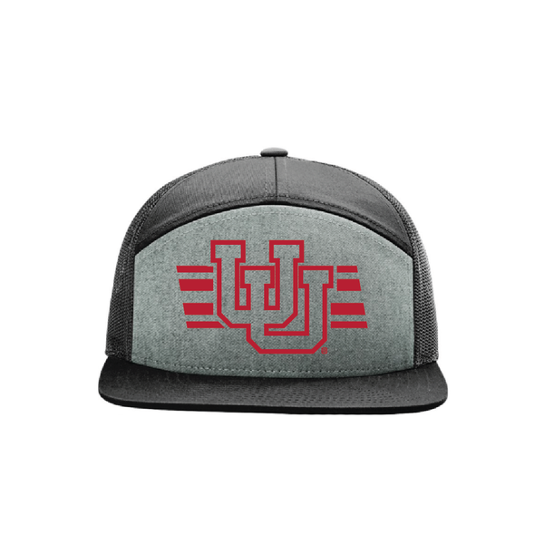 Interlocking UU W/Utah Stripe Single Color Hats